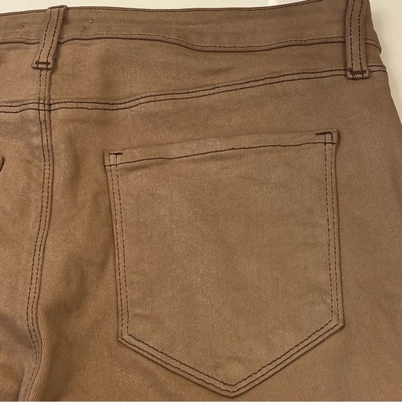 L’Agence Coated skinny Jeans in Rye (latte color) size 28 stretchy - Picture 5 of 14